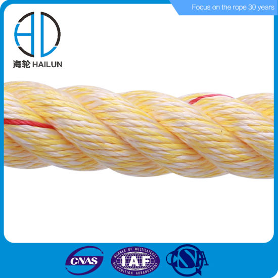 Impa Marine 3/8/12 Strand Mixed PP&Polyester Pet Mooring Rope for Vessel