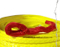 UHMWPE Winch Rope 30mtrs X 10mm Synthetic Cable Yellow