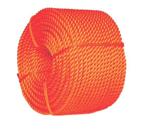 Orange 3strand Polyethylene PE Plastic Rope