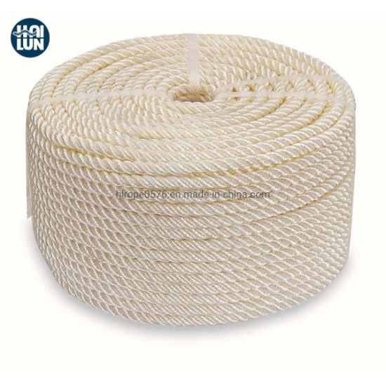 Factory Wholesale 8 Strand Polypropylene /Polyester /Nylon Twisted Marine Rope