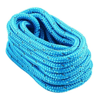 Blue Marine Polyester Rope With Black Tracers