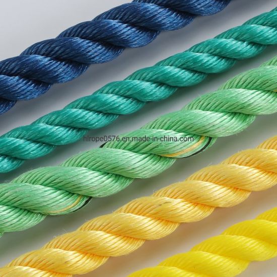 3 Strand Green PP Rope for Mooring and Marine