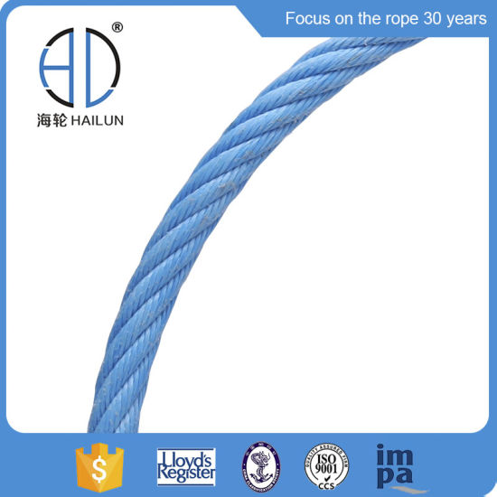 3/6 Strand Playground PP Combination Compound Steel Wire Rope + FC/Iwrc