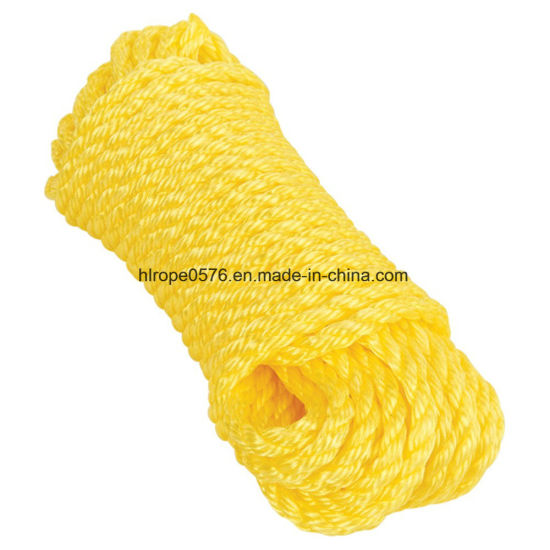 Three Strands of Polypropylene Filament Quality Certification Mooring Rope