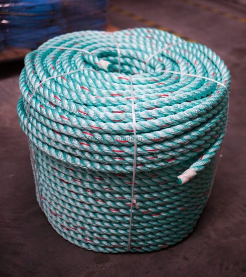 10mm Green with Red Flecks Polysteel Rope (220m Coil)