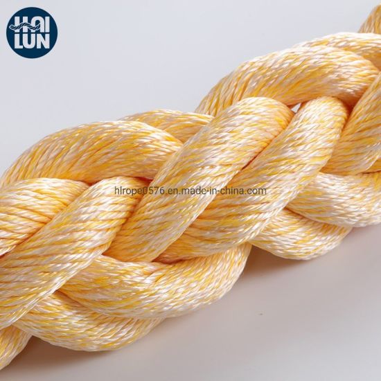 High Quality Polypropylene and Polyester Mixed Rope Mooring Rope