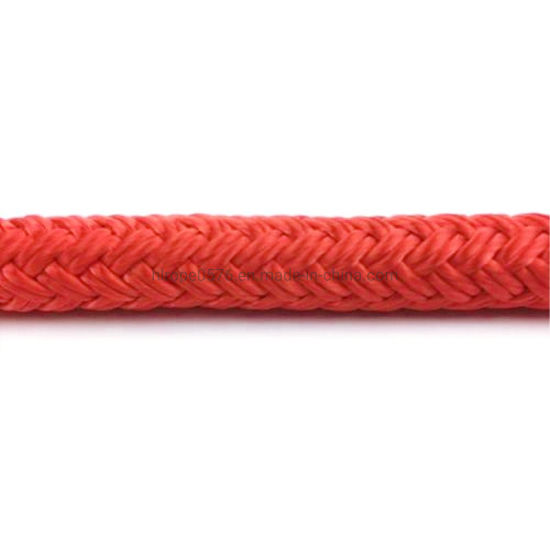 12mm Red Double Braid Polyester Rope - on a Reel 100 Metres