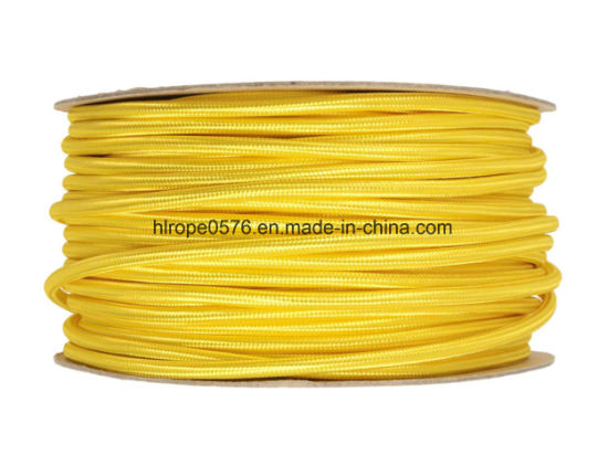 Yellow Lighting Cable 3 Core Round - Urban Cottage Polyester Ship Rope