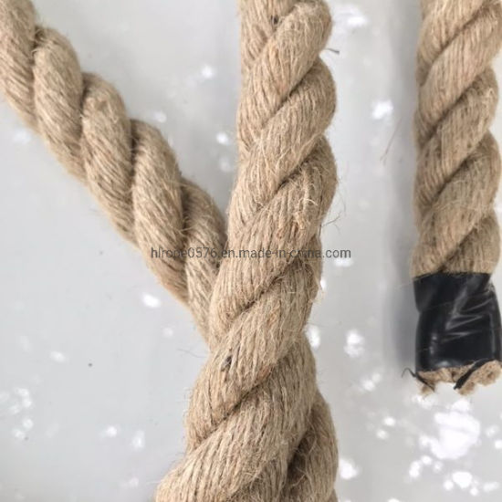 Solid Quality Industrial 3/4 Strand Natural Jute Rope