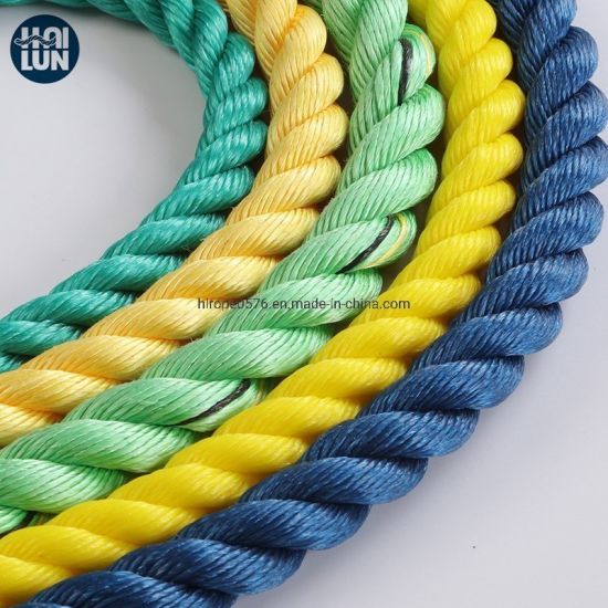 3 Strand PP Danline Rope Polypropylene Monofilament Fishing Rope and Mooring Rope