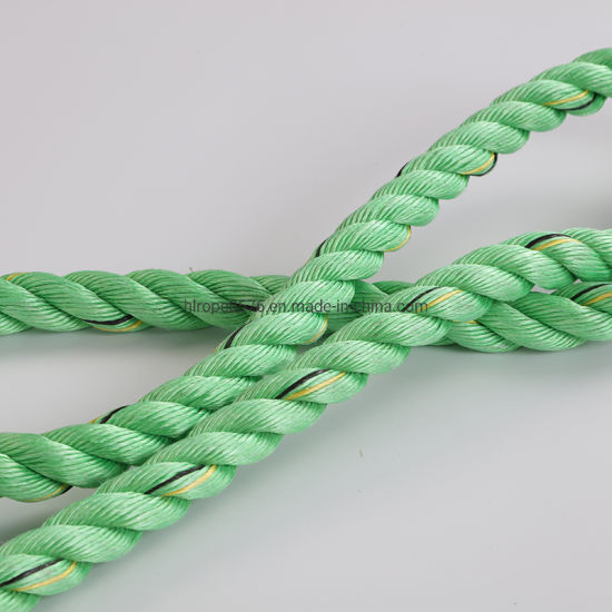Colorful 3 Strand Polypropylene Rope for Mooring and Fishing