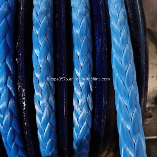 12 Strand Synthetic Winch Rope UHMWPE/HMPE Rope Towing Rope