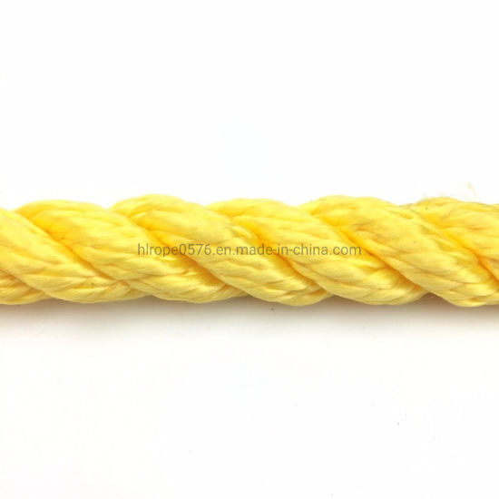 12mm Yellow 3 Strand Multifilament X 40 Metres, Floating Rope Softline Rope