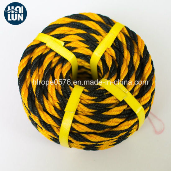 High Quality PE Twist 3-Strand Rope for Mooring and Fishing