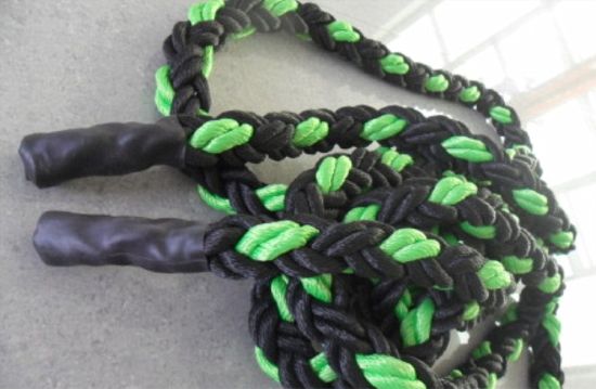 8 Strand Polypropylene Rope for Tug and Boat Green Black