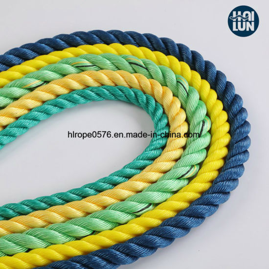 Factory Direct Supply PP Danline Rope 3 Strand Rope for Mooring