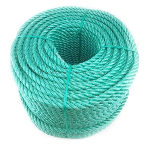 Green 3 Strands In Roll Polypropylene Rope