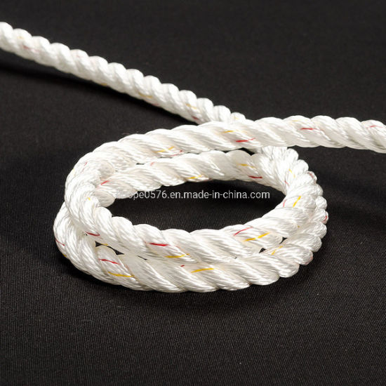Factory Wholesale 8 Strand Polypropylene /Polyester /Nylon Twisted Mooring Rope